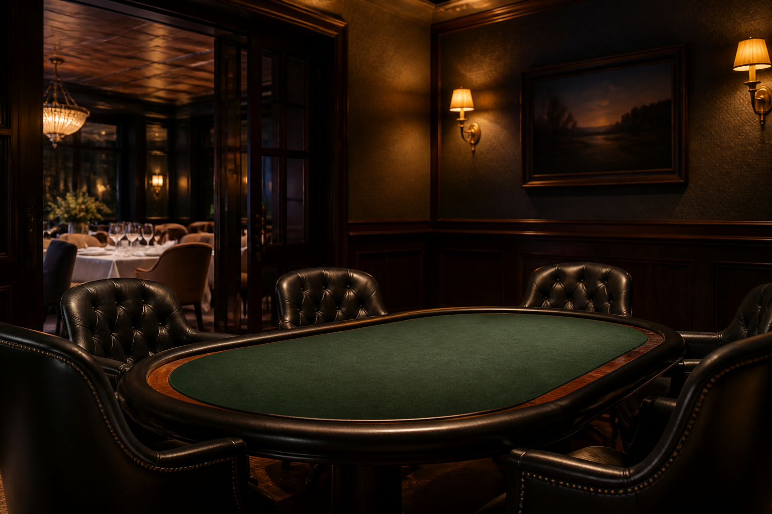 Elegantný salón kasína